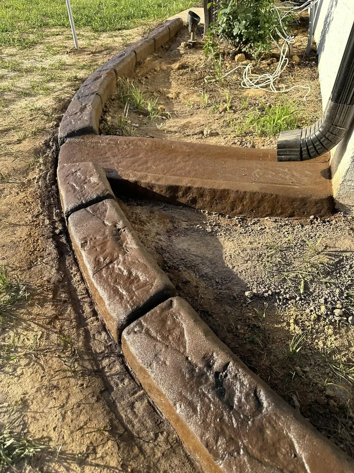 Decorative curbing photo gallery for contractor website design